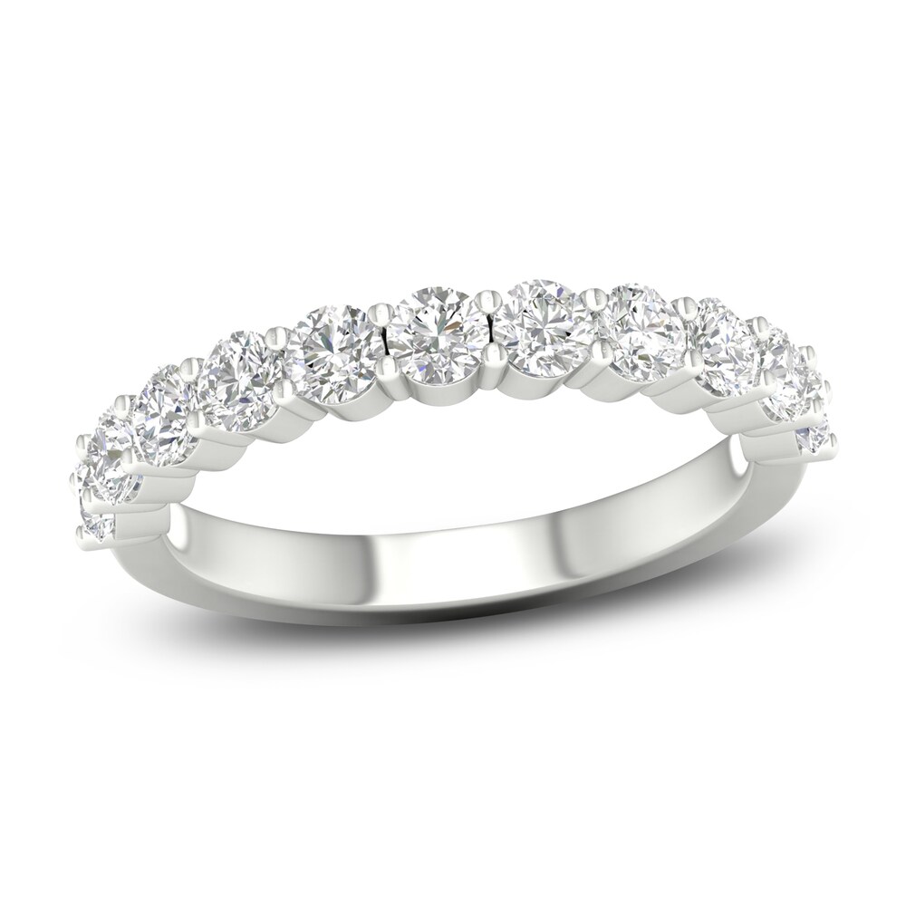 Diamond Anniversary Band 1 ct tw Round Platinum 0SSFWEEt