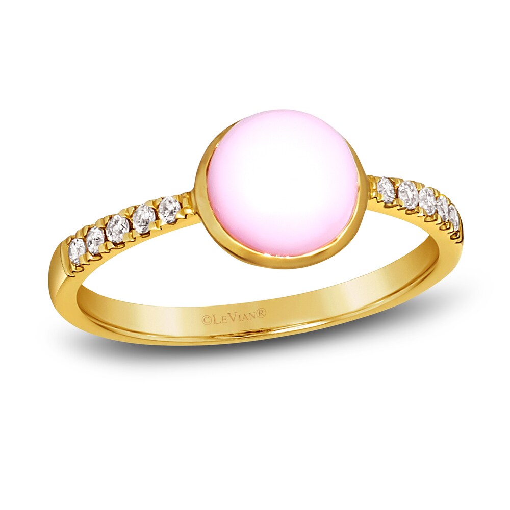 Le Vian Natural Opal Ring 1/10 ct tw Diamonds 14K Honey Gold 0pDdSg3Q
