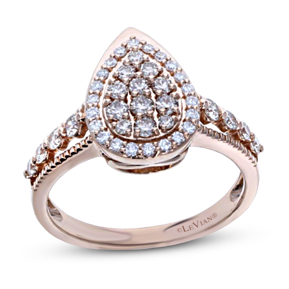 Le Vian Diamond Ring 5/8 ct tw 14K Strawberry Gold 2H0oZp3Z