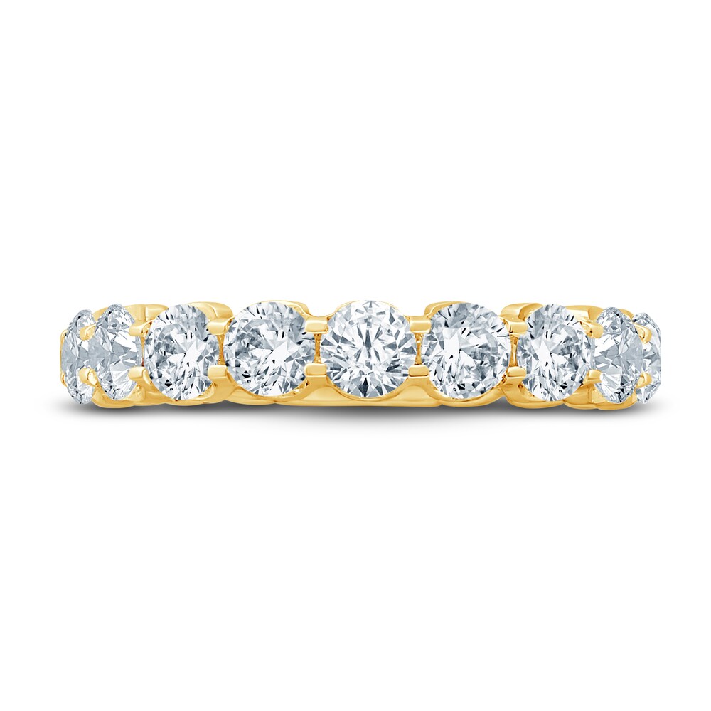 Diamond Eternity Ring 3 ct tw Round 14K Yellow Gold 2d5FDj2M