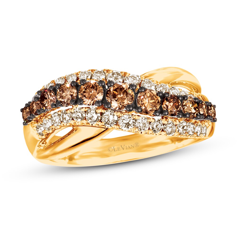 Le Vian Chocolate Diamond Ring 7/8 ct tw 14K Honey Gold 3ONCeKn6