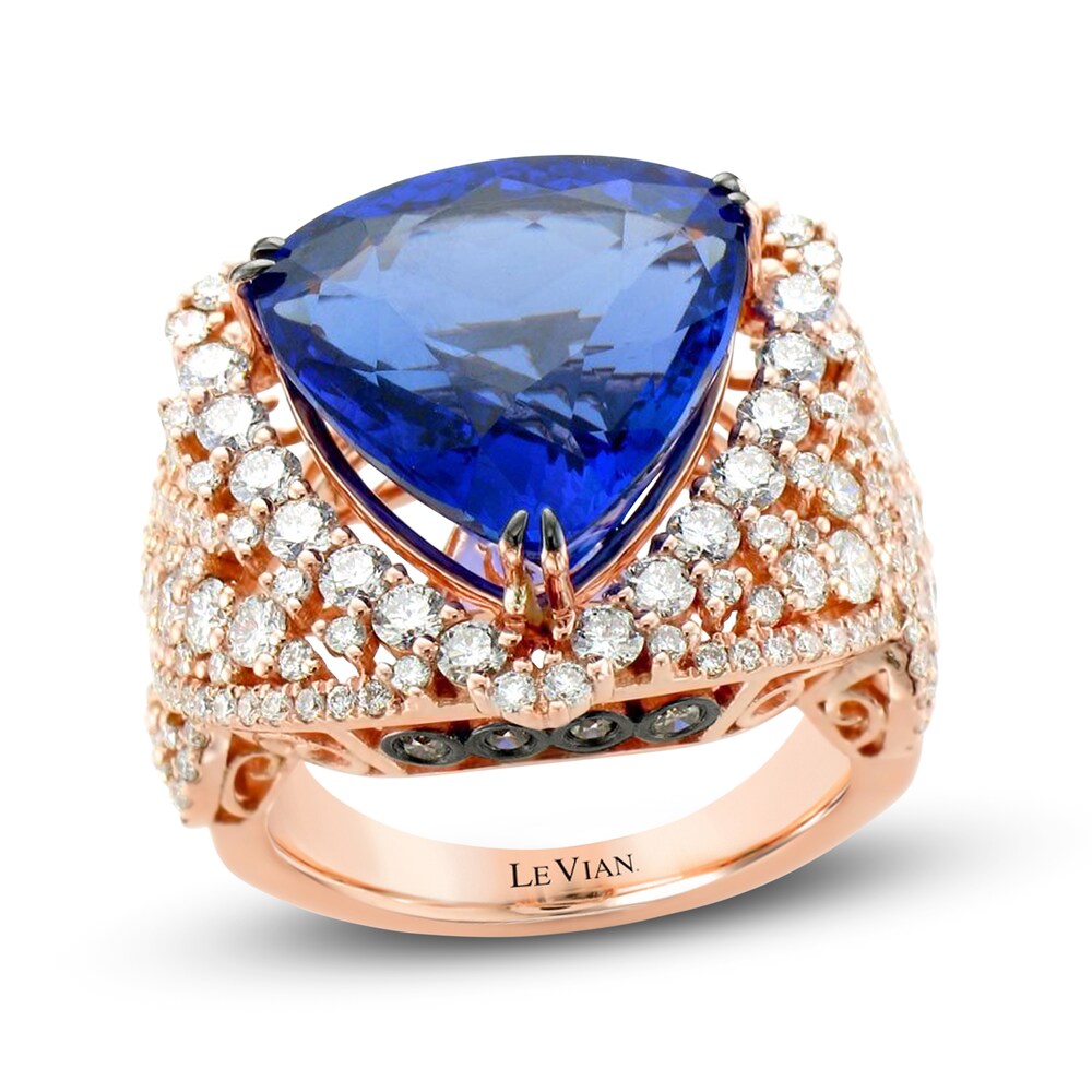Le Vian Natural Tanzanite Ring 2-3/8 ct tw Diamonds 18K Strawberry Gold 4YwhYta7