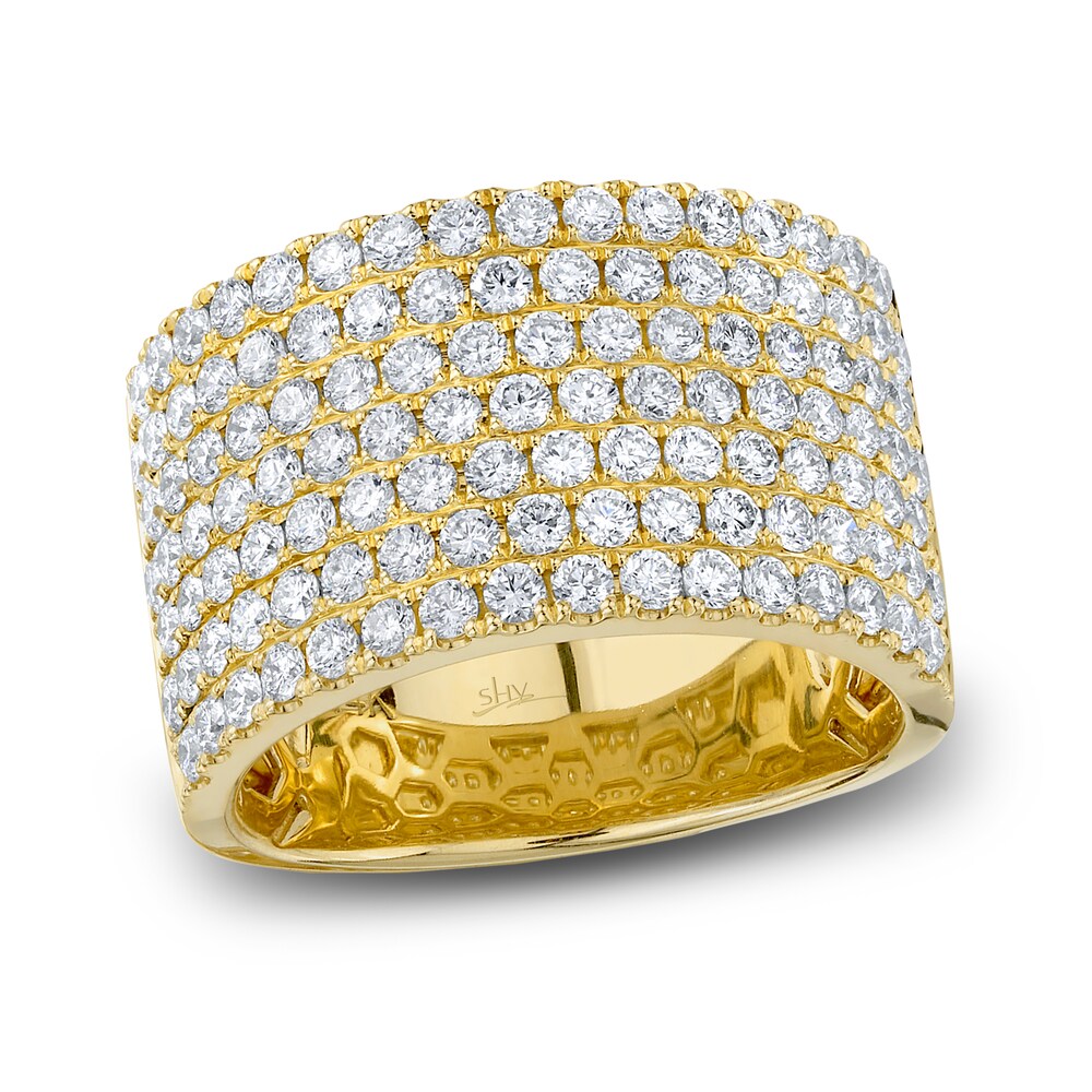 Shy Creation Diamond Ring 2 ct tw Round 14K Yellow Gold SC55022797V3 4qC5dRqw