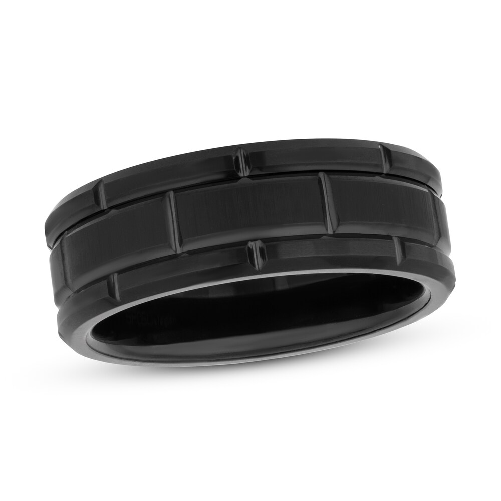 Wedding Band Black Tungsten 59RpnzN4