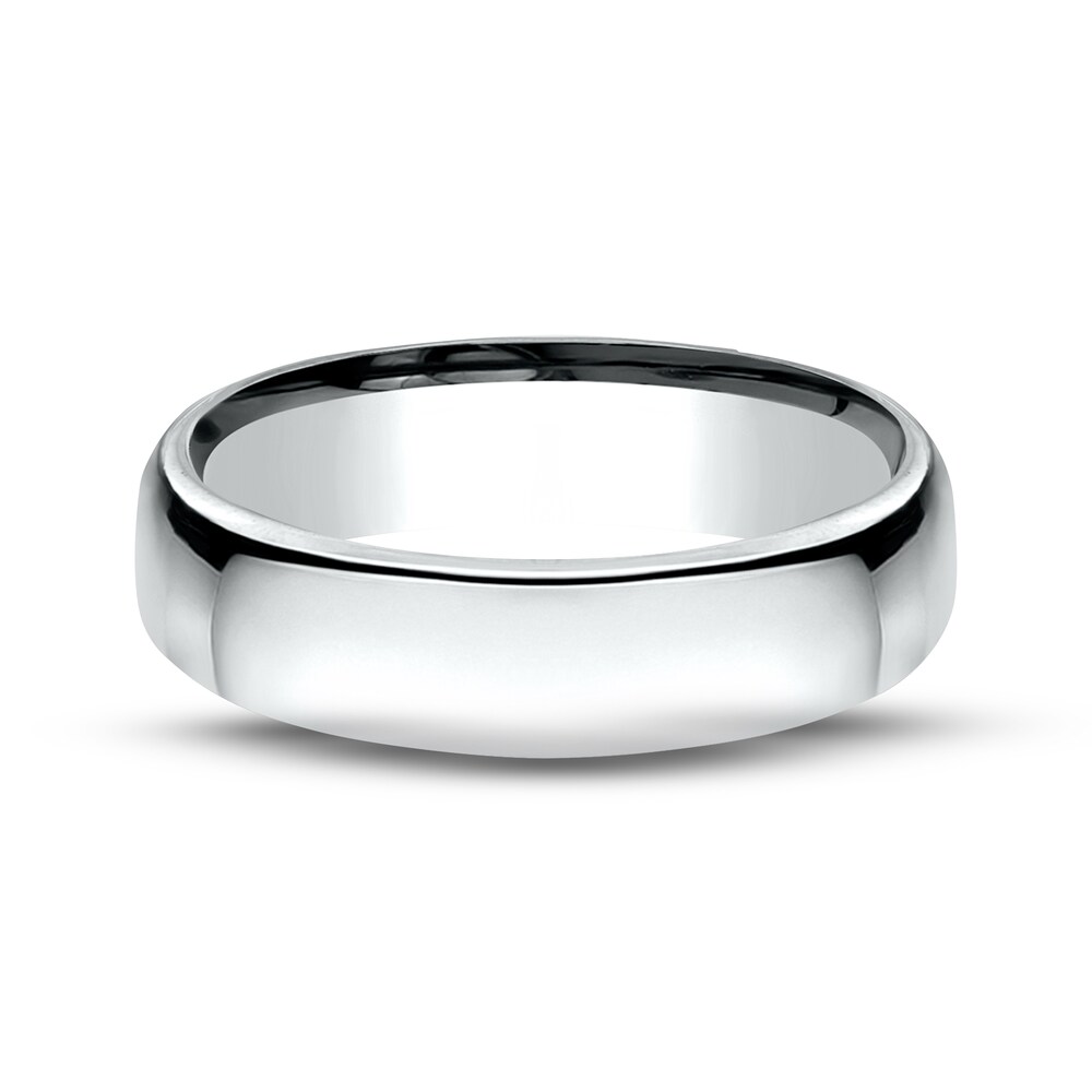 Polished Wedding Band 10K White Gold 5.5mm 6tAvLFdd