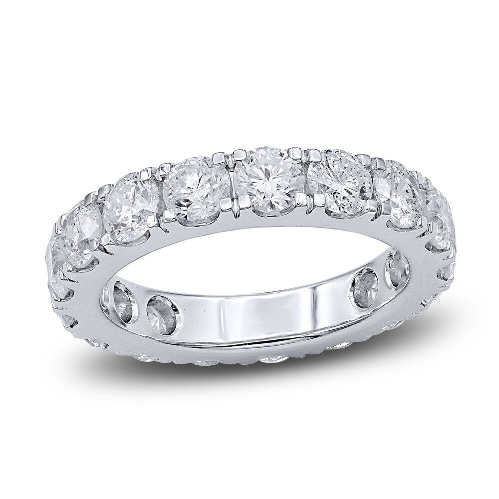 Diamond Anniversary Band 4 ct tw Round 14K White Gold 7TkWIiVa