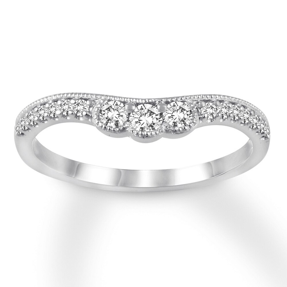 Diamond Anniversary Band 1/4 ct tw Round-cut 14K White Gold 7bqdDOrB