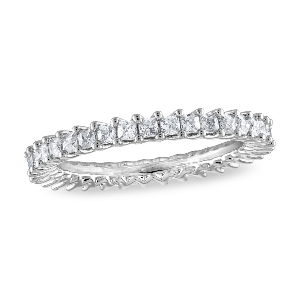 Diamond Eternity Band 1 ct tw Princess-cut 14K White Gold 7dQoWW2r