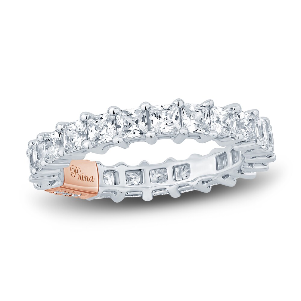 Pnina Tornai Diamond Eternity Ring 2-1/2 ct tw Princess 14K White Gold 7ueLgifG [7ueLgifG]