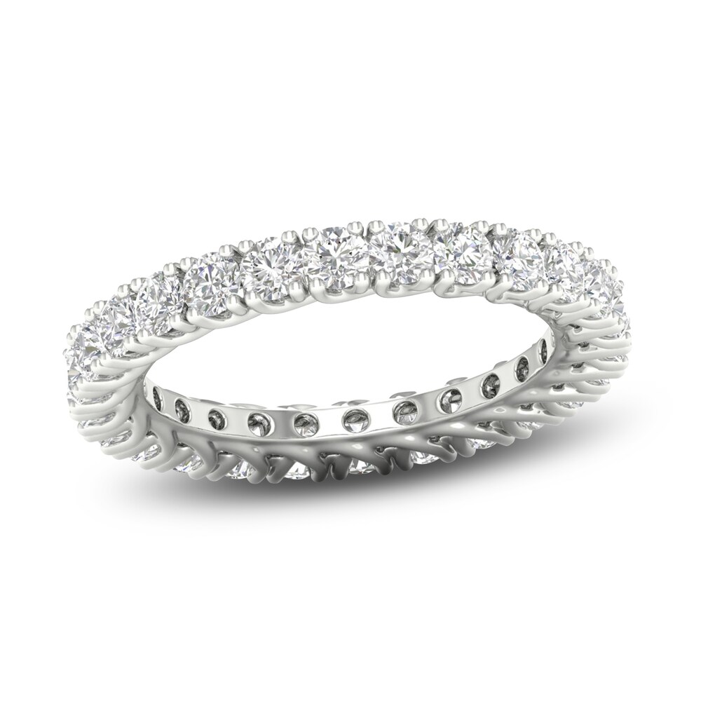 Diamond Eternity Band 1-1/2 ct tw Round 14K White Gold 8J4qqrWm