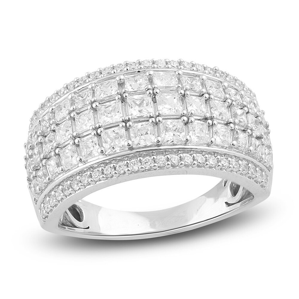 Diamond Anniversary Band 2 ct tw Princess/Round 14K White Gold 8qd6uTZb