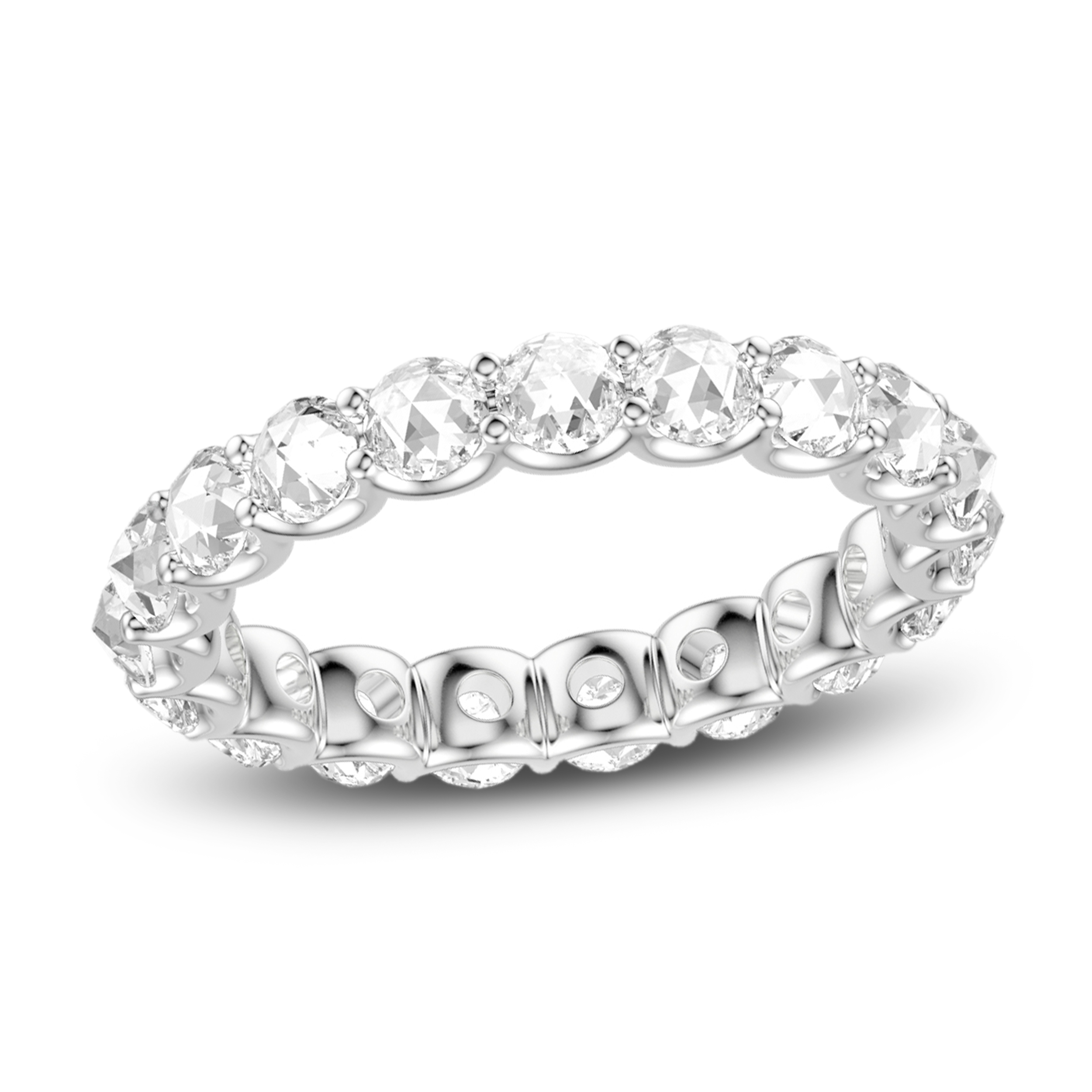 ArtCarved Rose-Cut Diamond Eternity Band 1 7/8 ct tw 14K White Gold 96tLaYUo