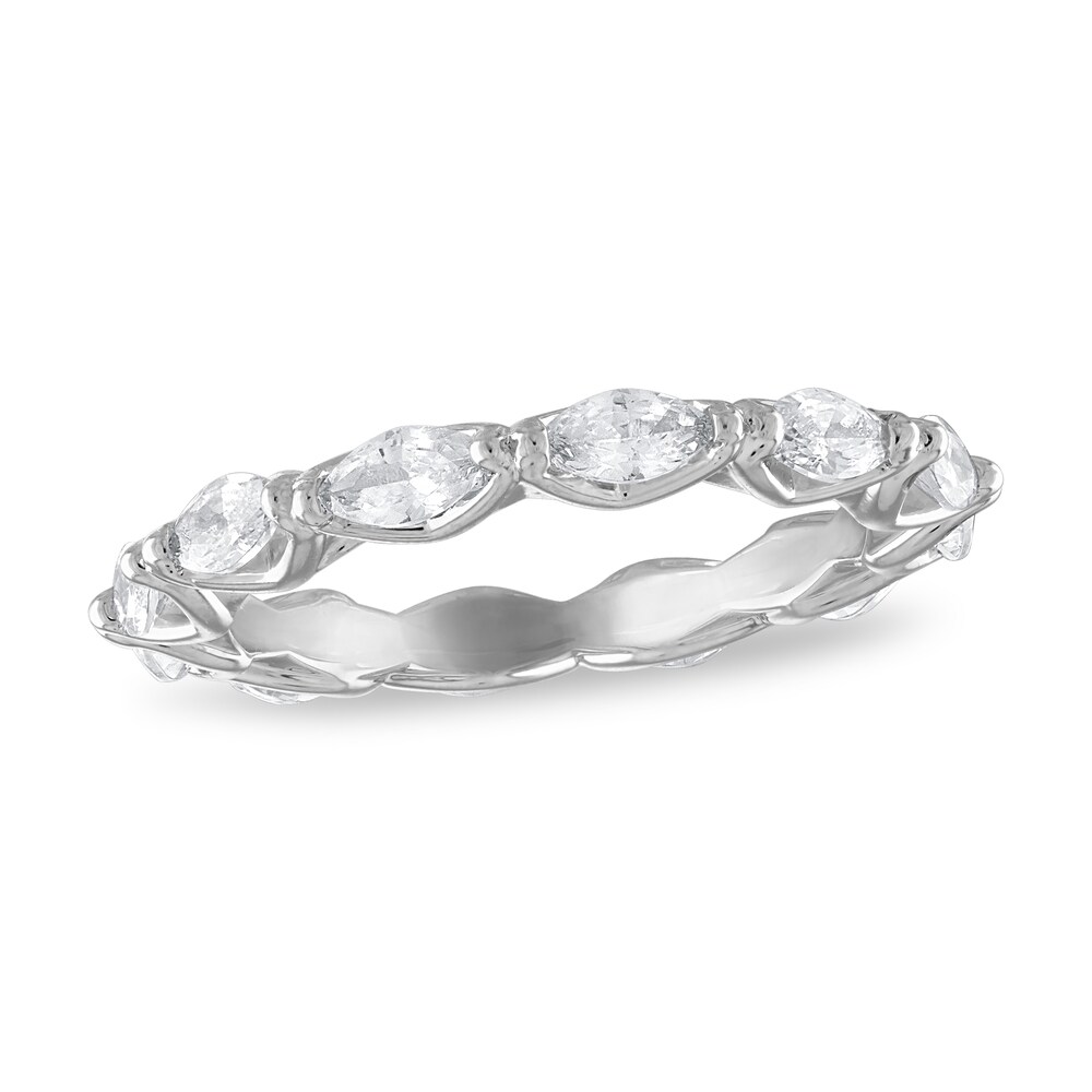 Diamond Eternity Band 2 ct tw Marquise-cut 14K White Gold 9CAhHACM