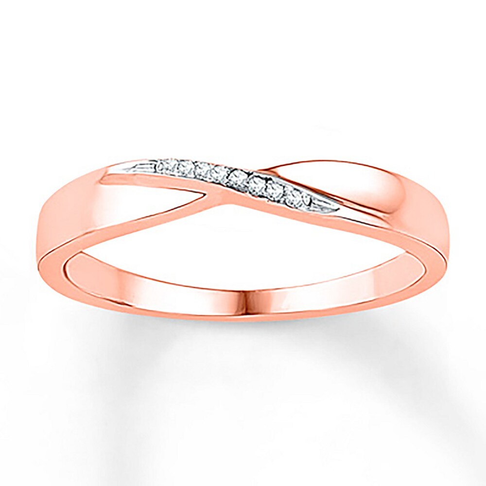 Diamond Ring 10K Rose Gold 9QgvELsm