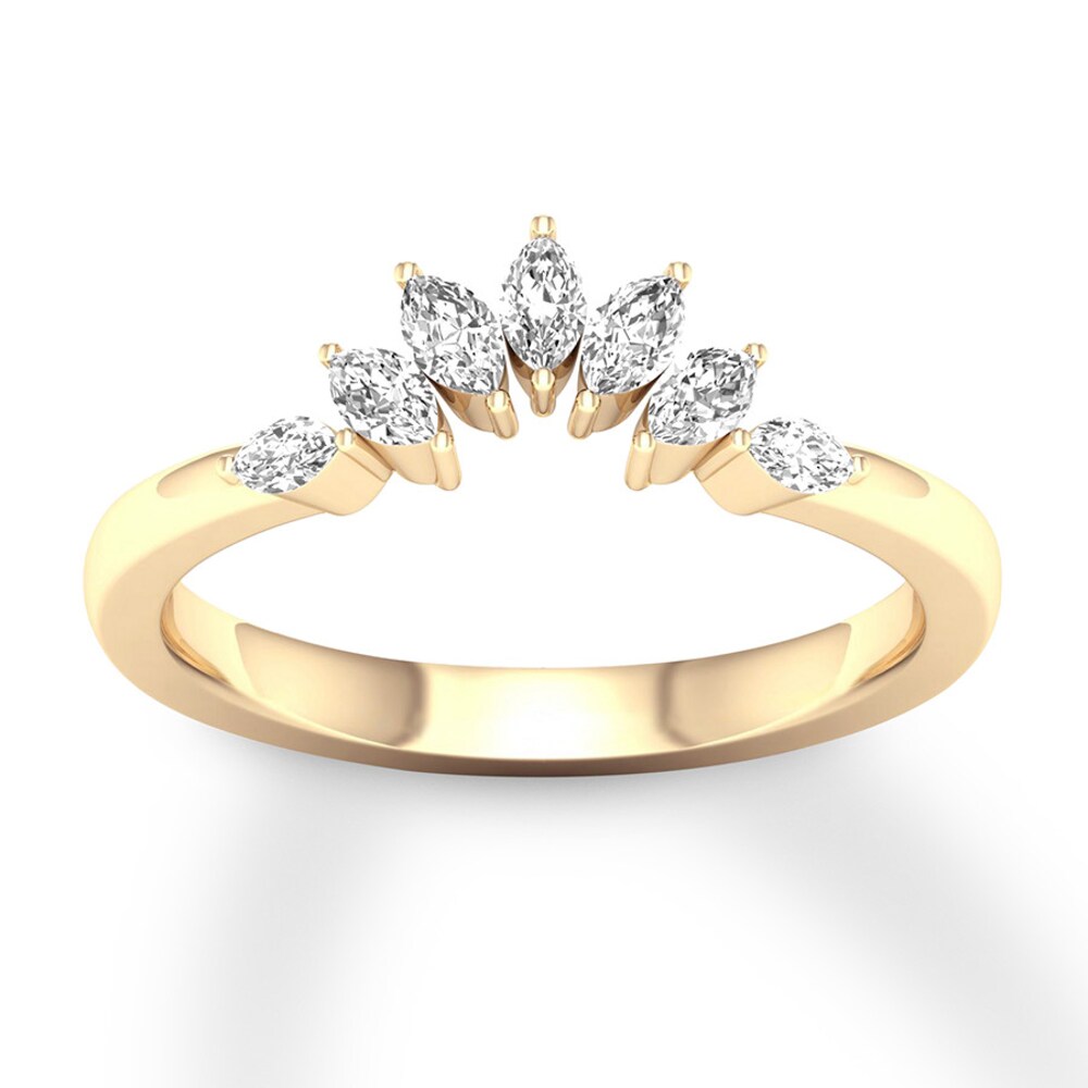 Diamond Contour Ring 1/3 carat tw Marquise 14K Yellow Gold 9hQLmeOn