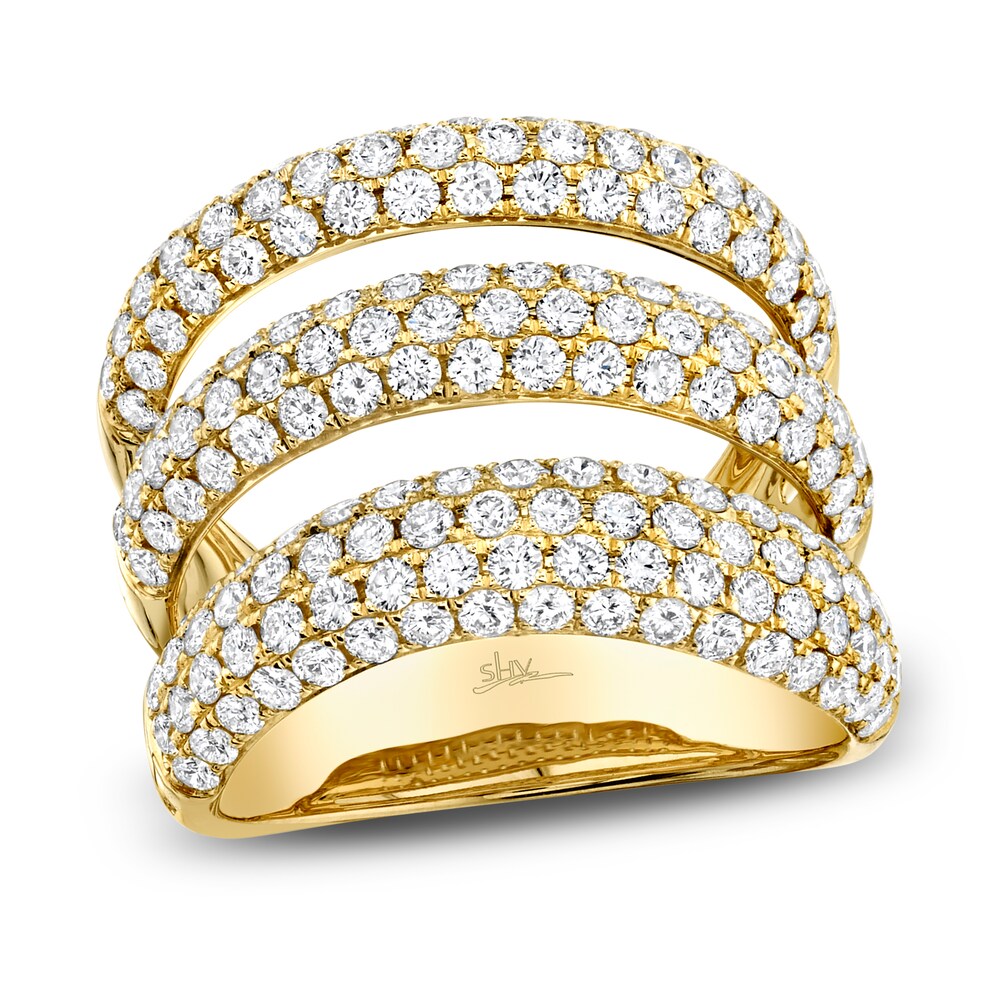 Shy Creation Diamond Ring 2-1/4 ct tw Round 14K Yellow Gold SC55008560 9zhyQYoX
