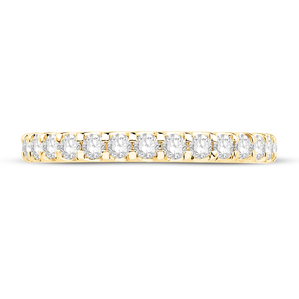 Diamond Eternity Band 1 ct tw Round 14K Yellow Gold A63nlFtn