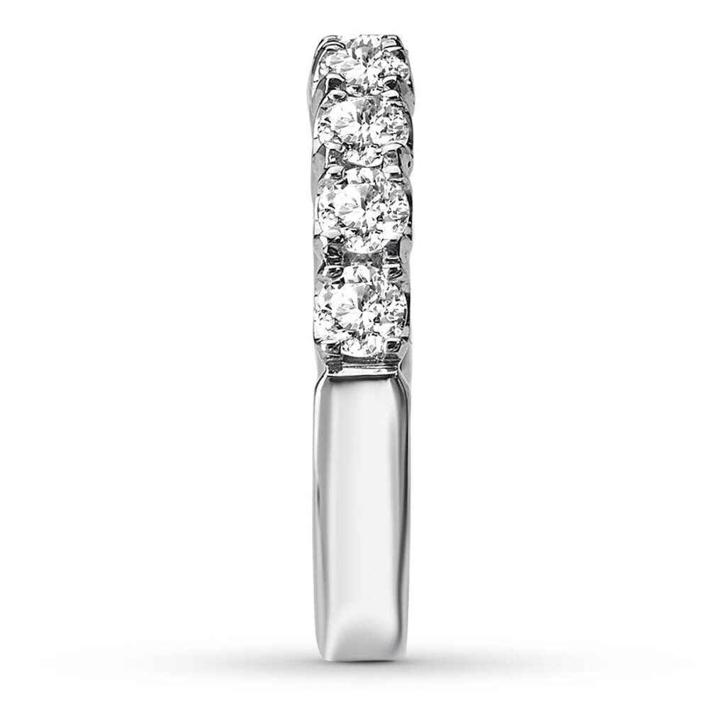 Diamond Anniversary Band 1 carat tw Round-cut 14K White Gold B2ehLZtk