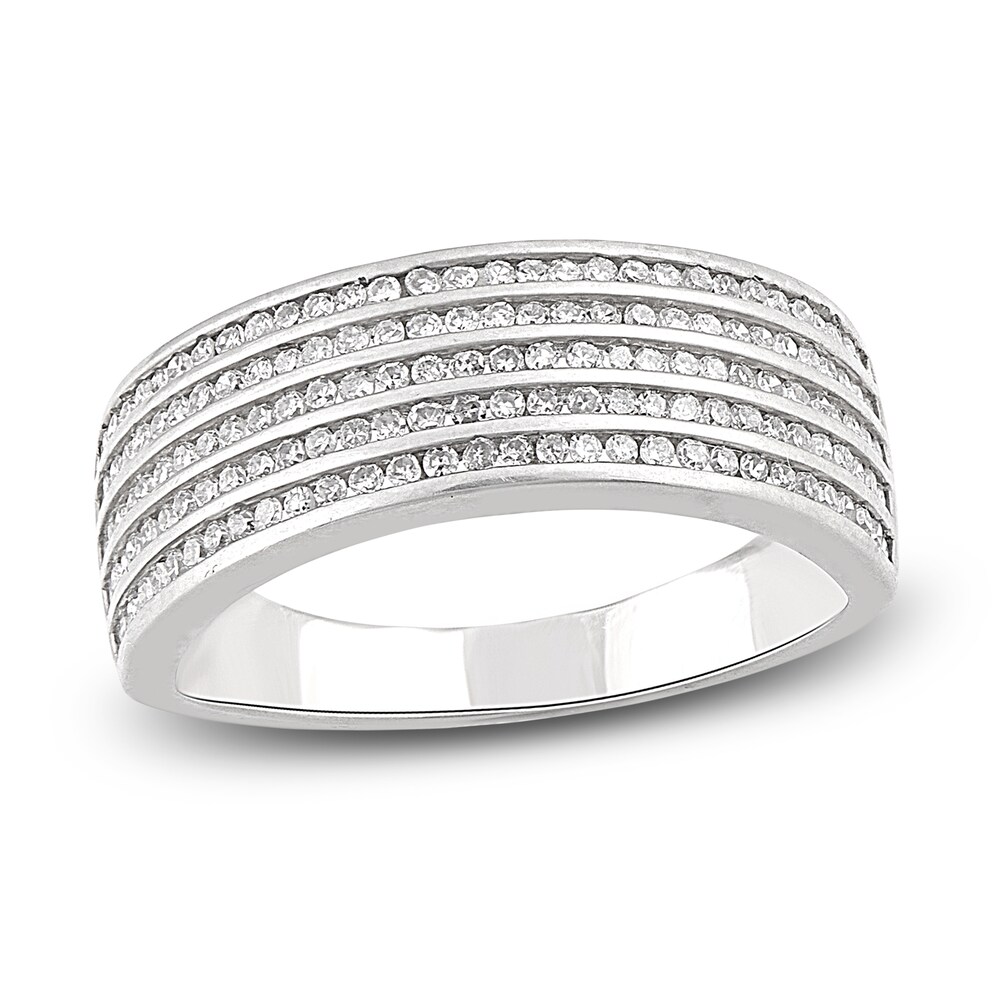 Diamond Anniversary Band 1/2 ct tw Round 14K White Gold CUHlA5cA