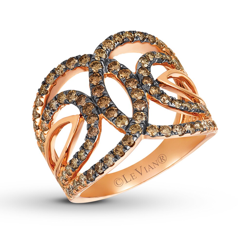 Le Vian Diamond Ring 1-5/8 ct tw 14K Strawberry Gold D1gXQMZB