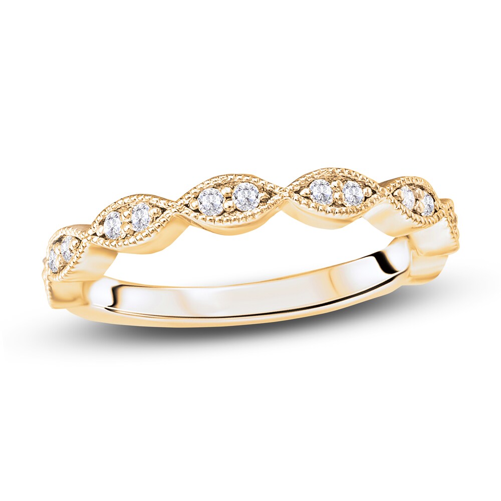 Diamond Anniversary Band 1/5 ct tw Round 14K Yellow Gold D8QoSvx6