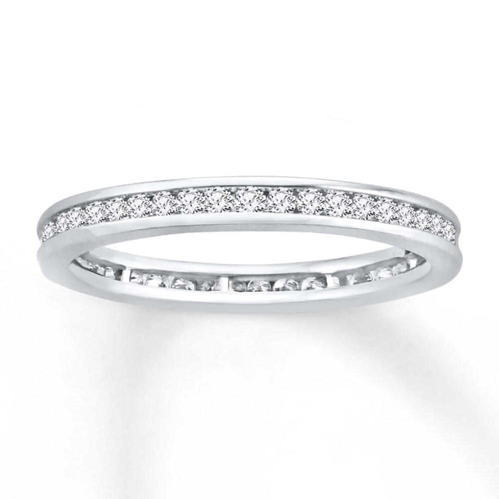 Diamond Eternity Ring 1/2 ct tw Round-cut 14K White Gold DAPIHtgl