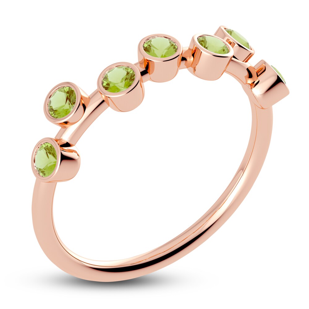 Juliette Maison Natural Peridot Ring 10K Rose Gold DFBmXKqp