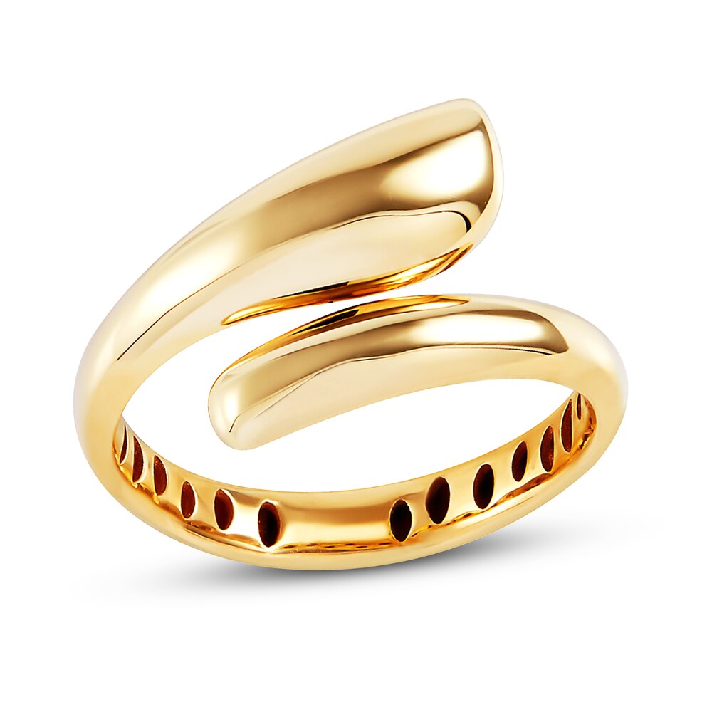 Italia D'Oro Snake Ring 14K Yellow Gold DjOlNVzW