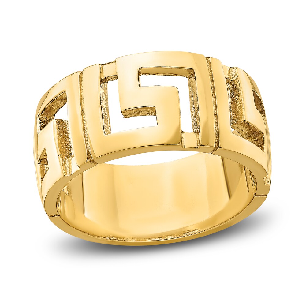 Greek Key Ring 14K Yellow Gold DpT1pHzj
