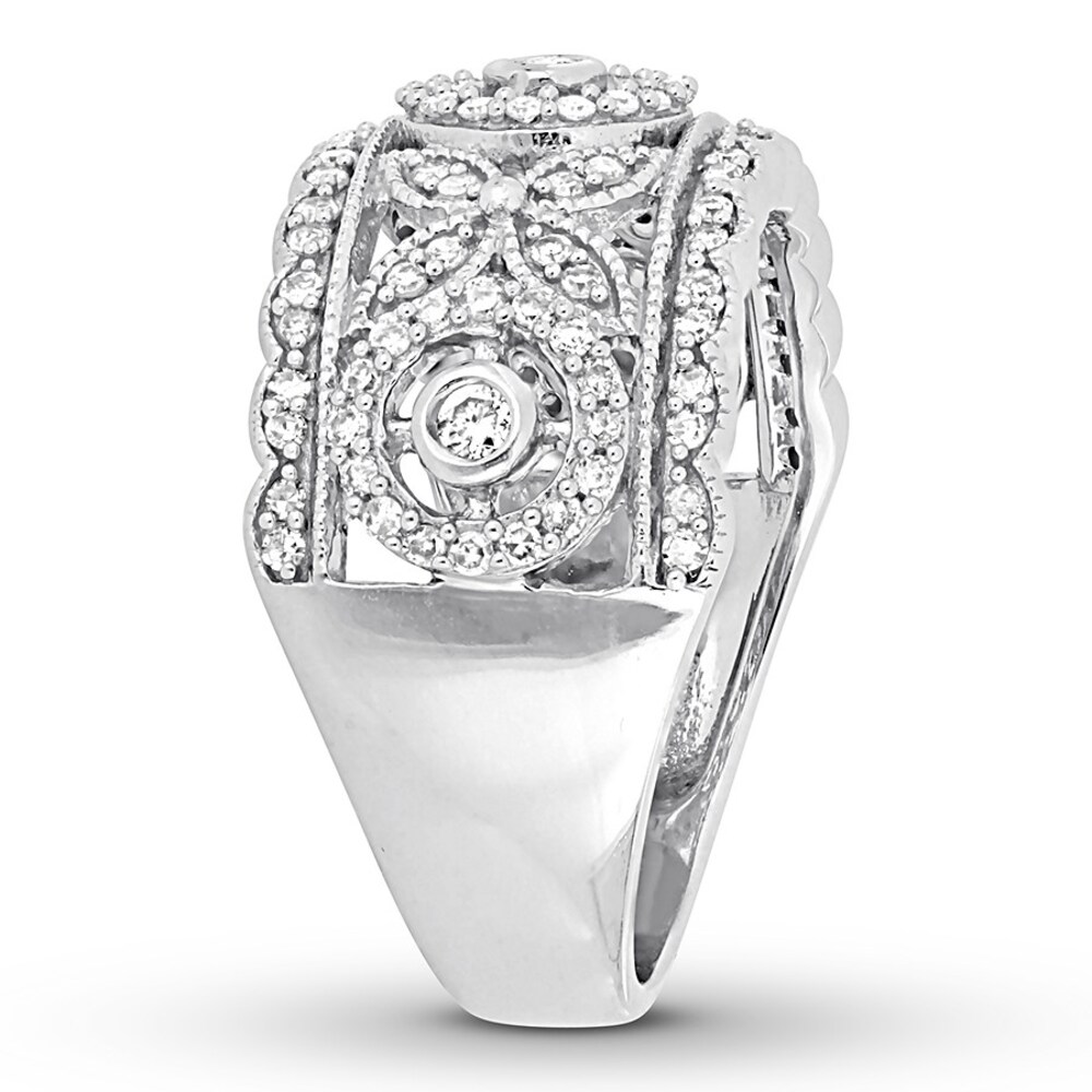 Diamond Anniversary Band 3/8 ct tw Round-cut 10K White Gold DrFY6zyu