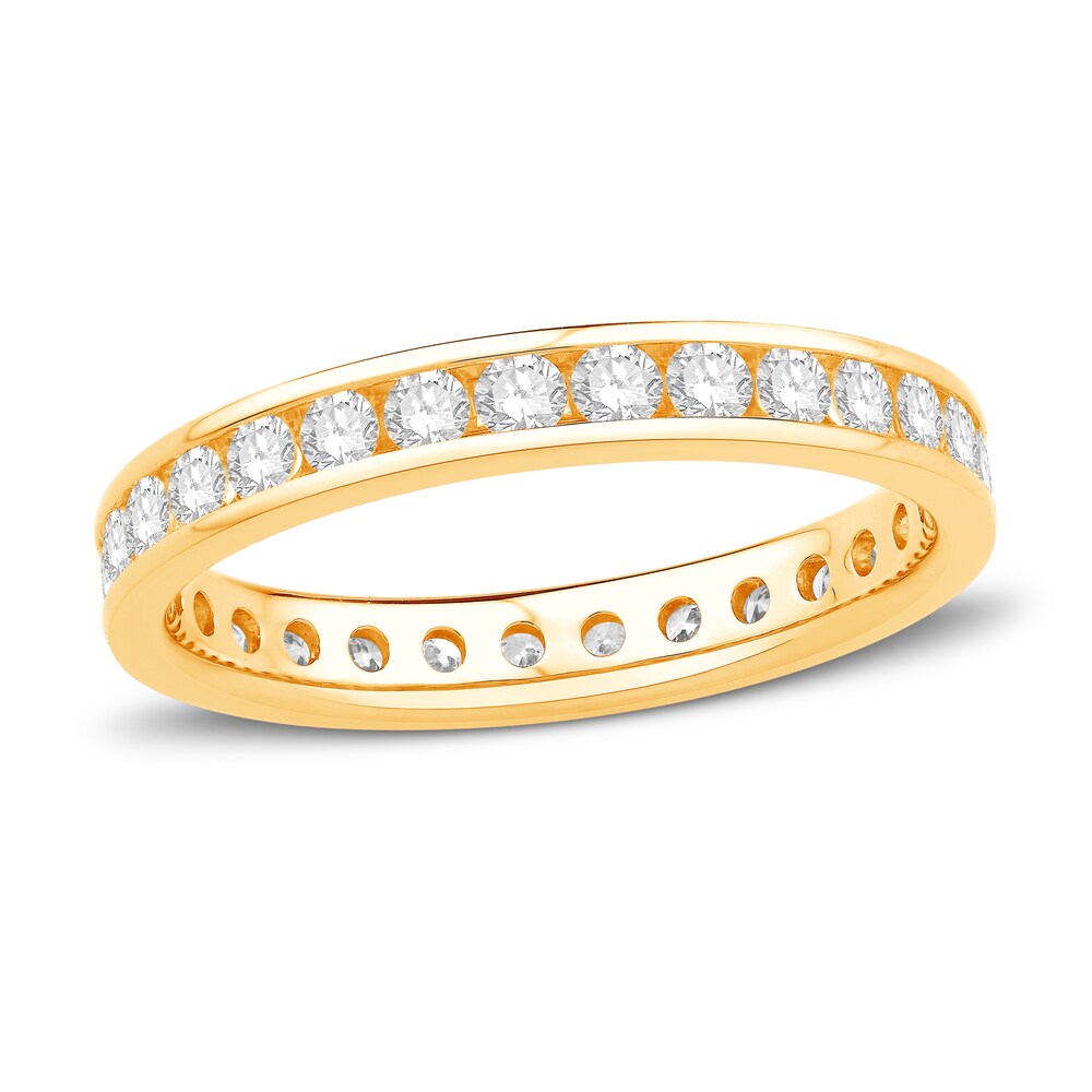 Diamond Eternity Band 1 ct tw Round 14K Yellow Gold EAt8kiut