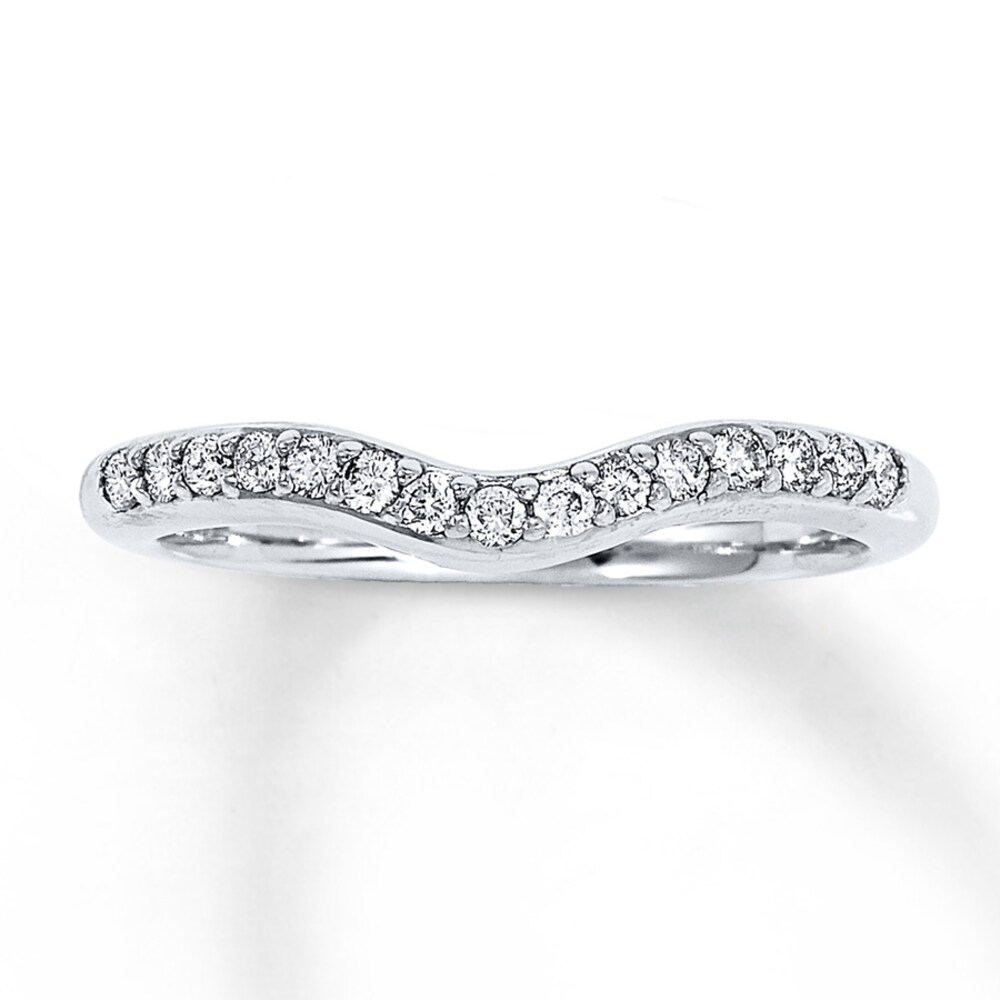 Diamond Anniversary Ring 1/4 ct tw Round-cut 14K White Gold ERMlGL8r