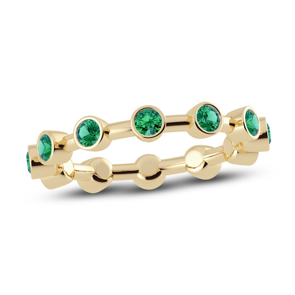 Juliette Maison Natural Emerald 10K Yellow Gold EhIjxYyp