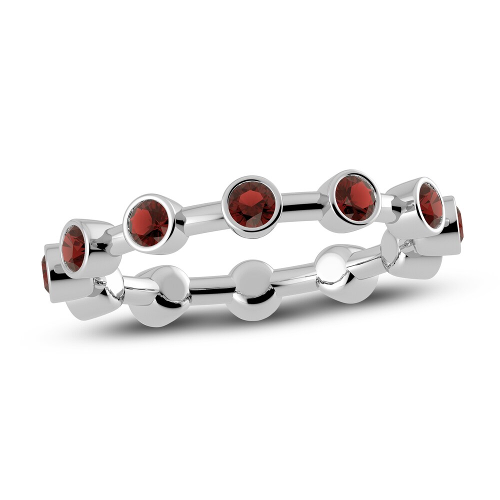 Juliette Maison Natural Garnet Ring 10K White Gold F3aOvFRf