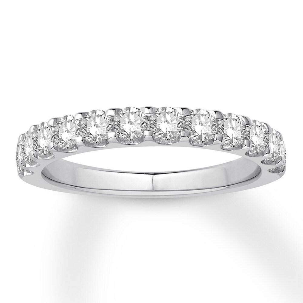 Colorless Diamond Anniversary Band 7/8 ct tw 14K White Gold F6PI3vB9