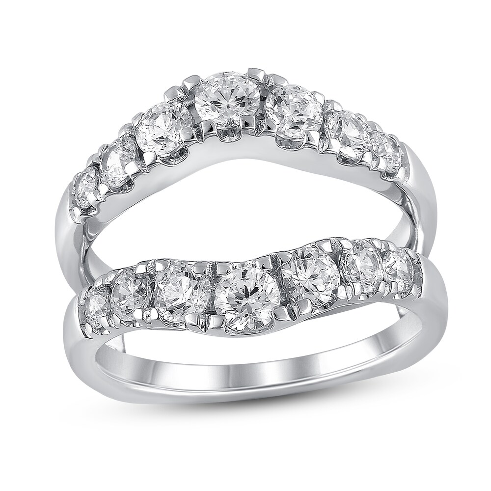 Hearts Desire Diamond Insert Ring 1 1/2 ct tw ideal-cut 18K White Gold FHUCtKll