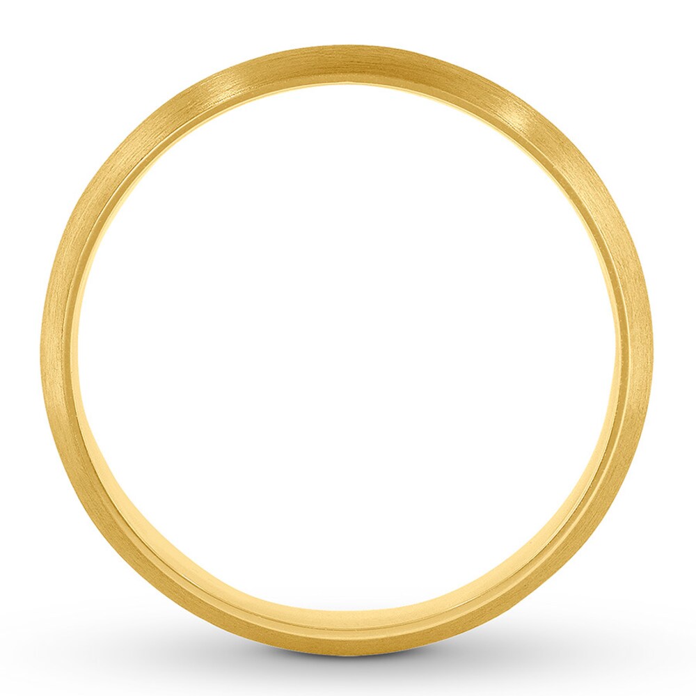 Wedding Band 14K Yellow Gold 5mm FhUSNrST