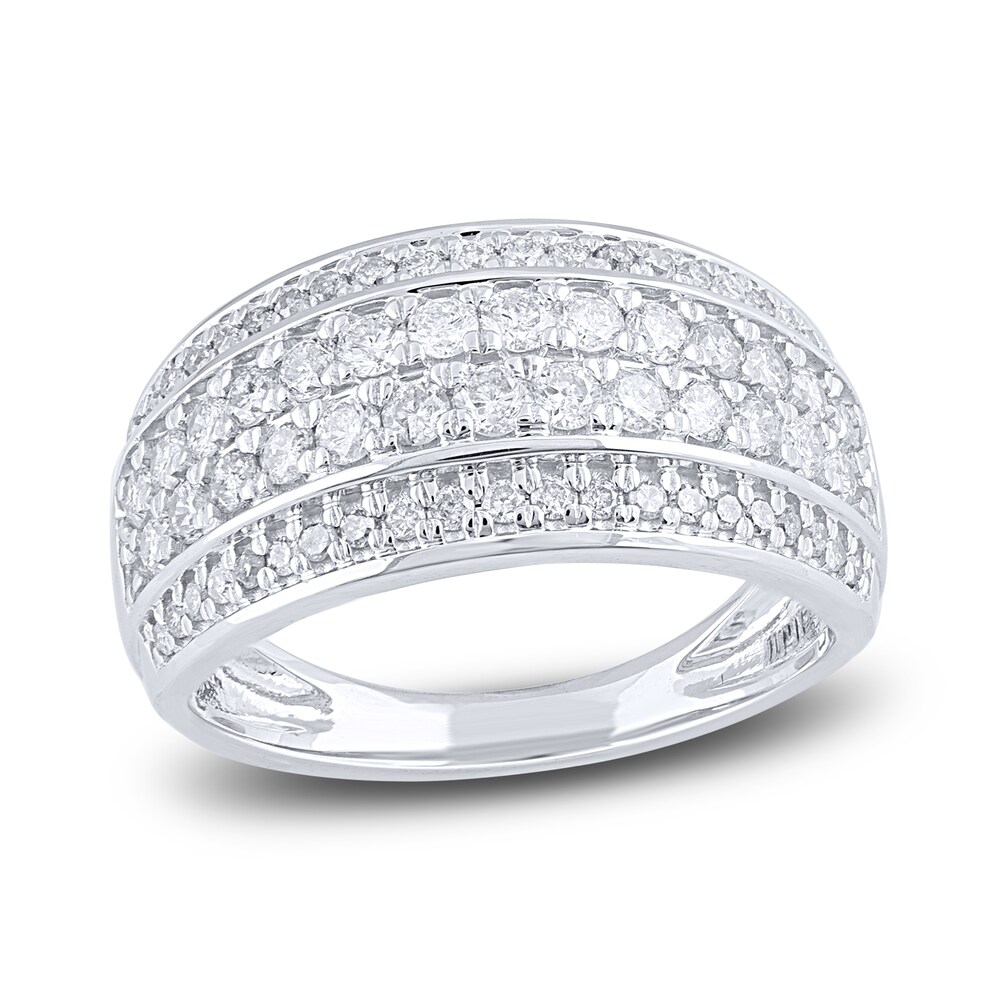 Diamond Anniversary Band 1 ct tw Round 14K White Gold Gc8iykRY