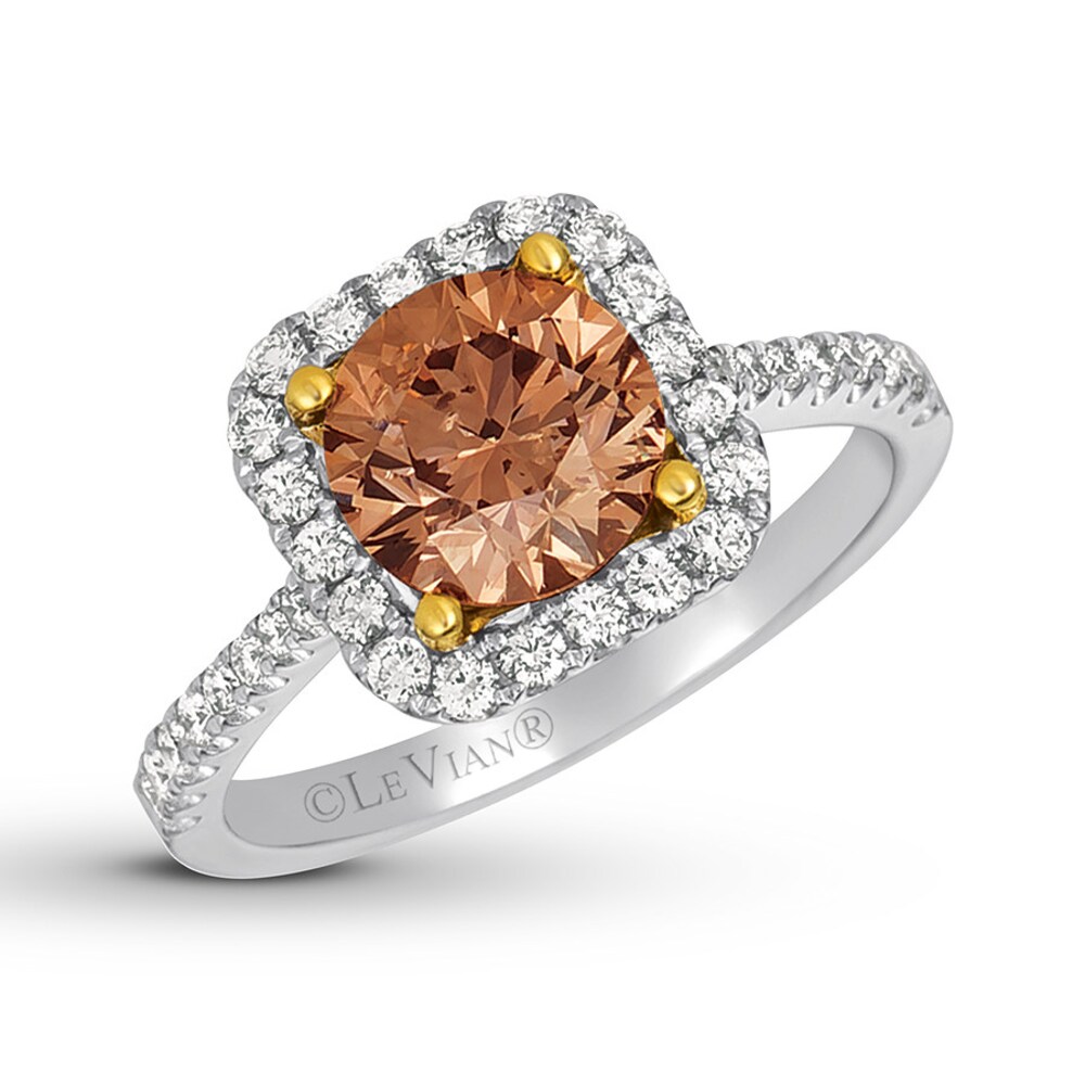 Le Vian Diamond Ring 2-1/6 carat tw 18K Vanilla Gold GtUdAZRA