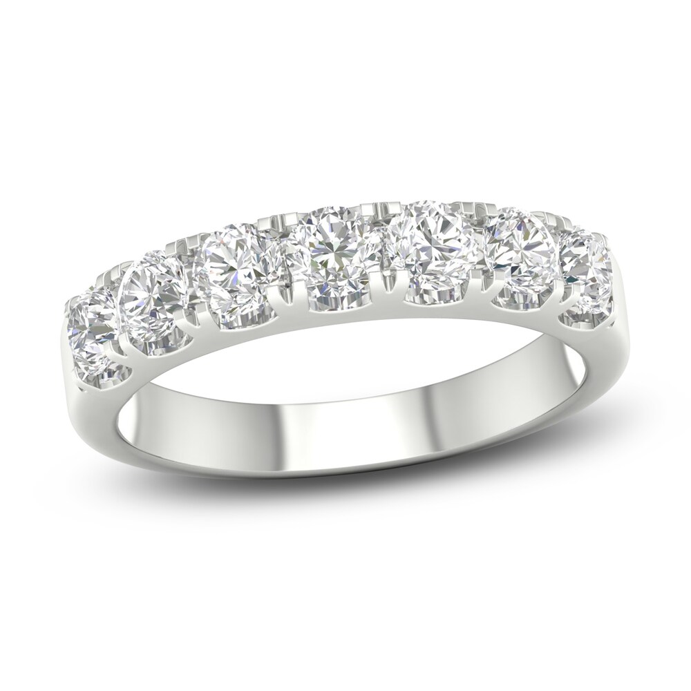 Diamond Anniversary Band 1 ct tw Round Platinum H7WiKEAv