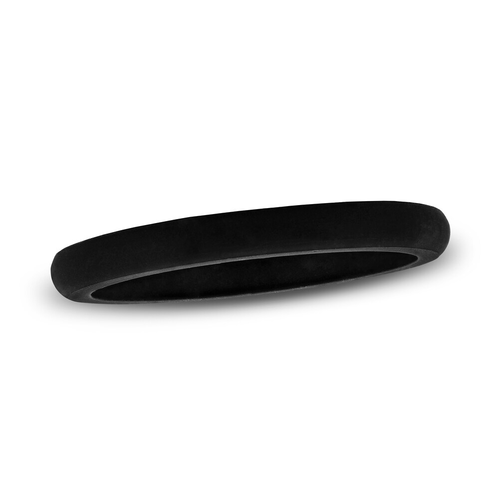 Black Silicone Wedding Band Hz36oTl3