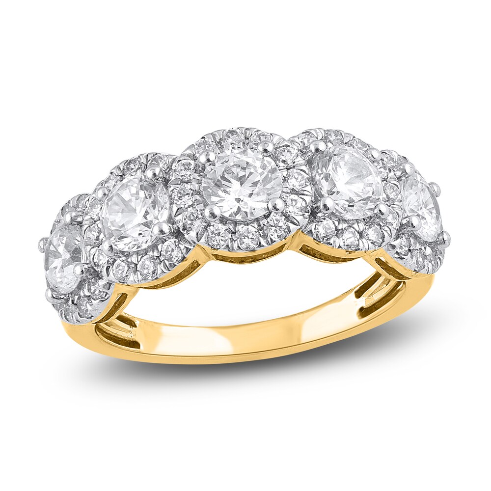 Diamond Anniversary Band 2 ct tw Round 14K Yellow Gold I3bgPp8y