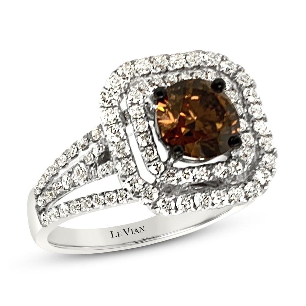 Le Vian Chocolate Diamond Ring 1-3/4 ct tw 18K Vanilla Gold IX7cjvvS