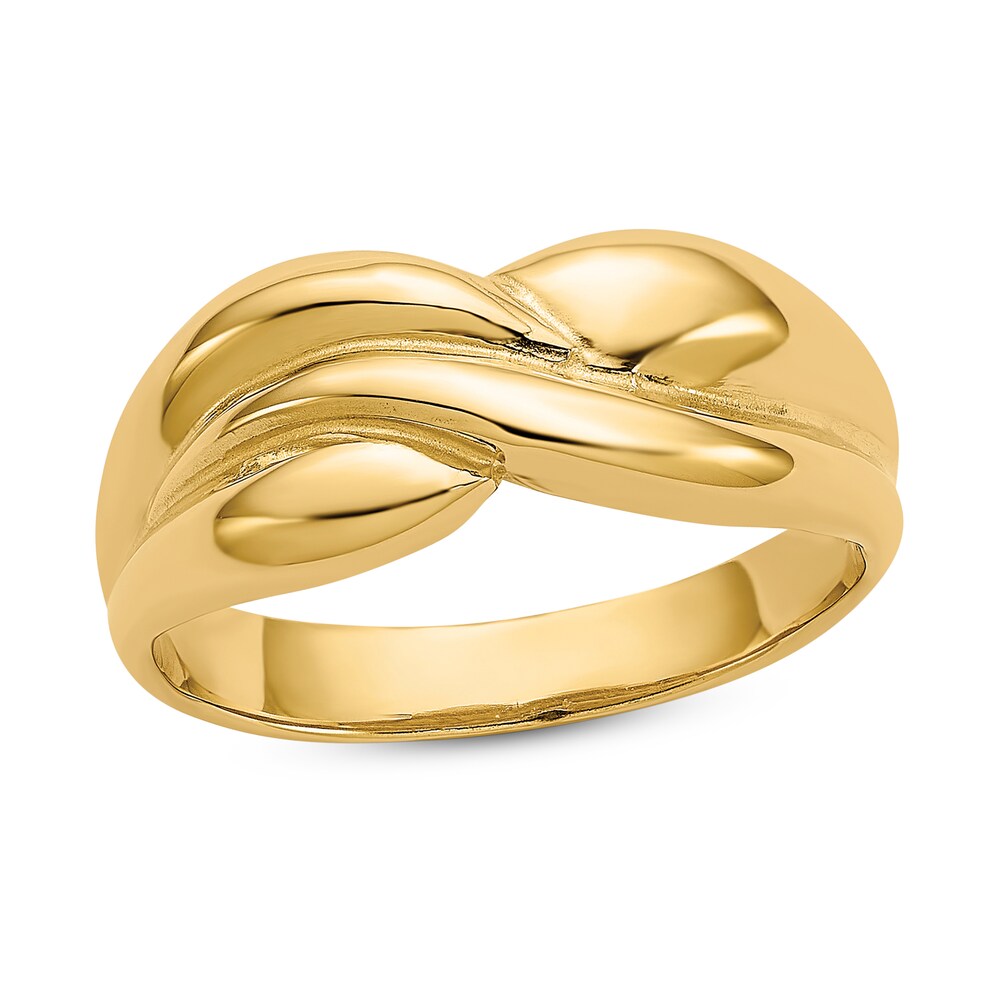 Polished Ring 14K Yellow Gold Idl6kIdd