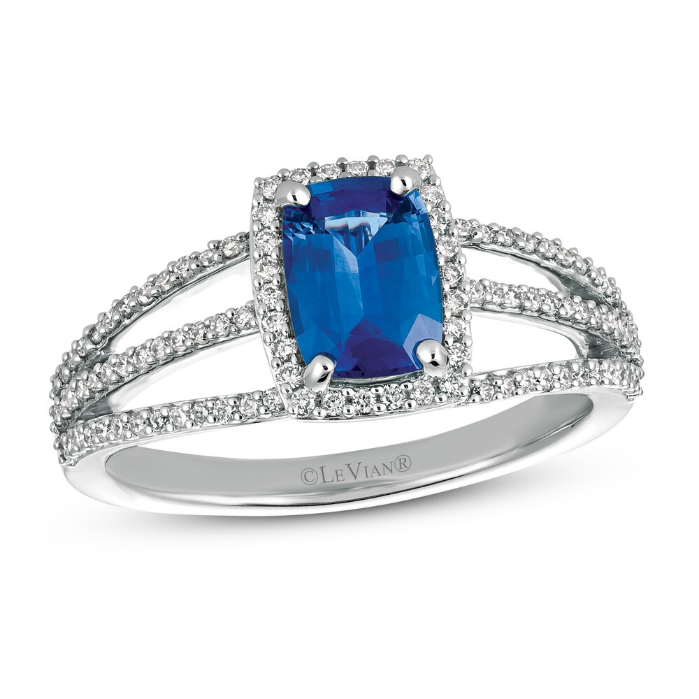 Le Vian Sapphire Ring 1/3 ct tw Diamonds 14K Vanilla Gold IxEAkmwl