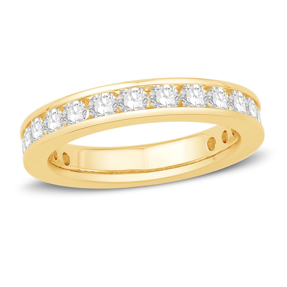 Diamond Eternity Band 1-1/2 ct tw Round 14K Yellow Gold JCD4hQja