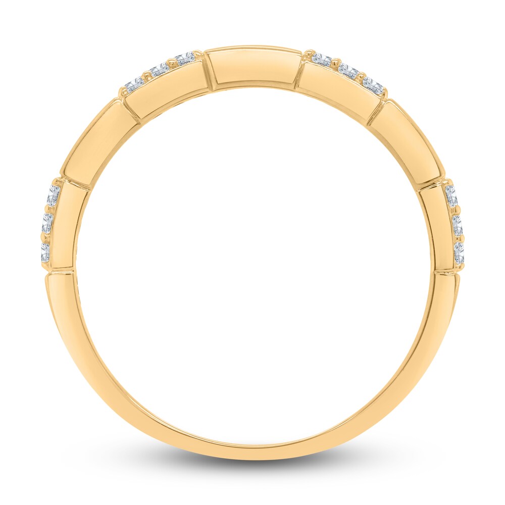 Diamond Ring 1/10 ct tw Round 10K Yellow Gold JLNhbv6m