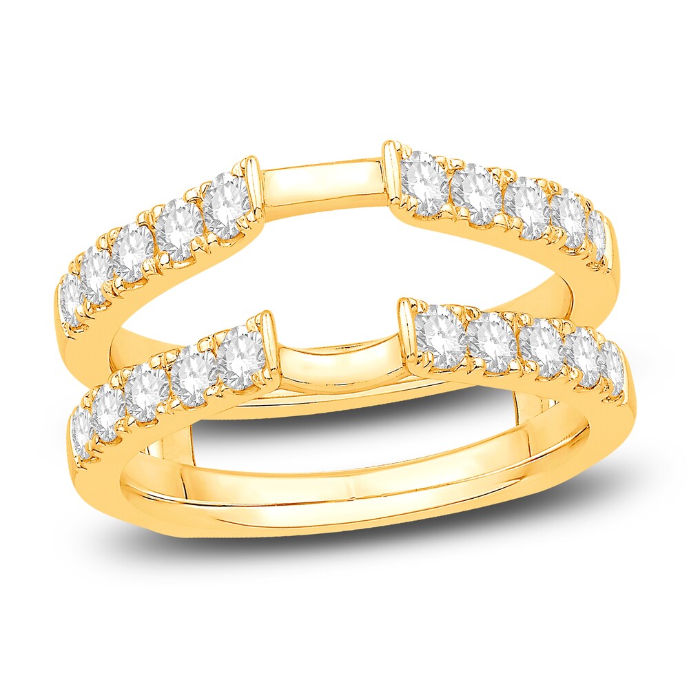 Diamond Anniversary Enhancer Band 1 ct tw Round 14K Yellow Gold Jmg0NLkn