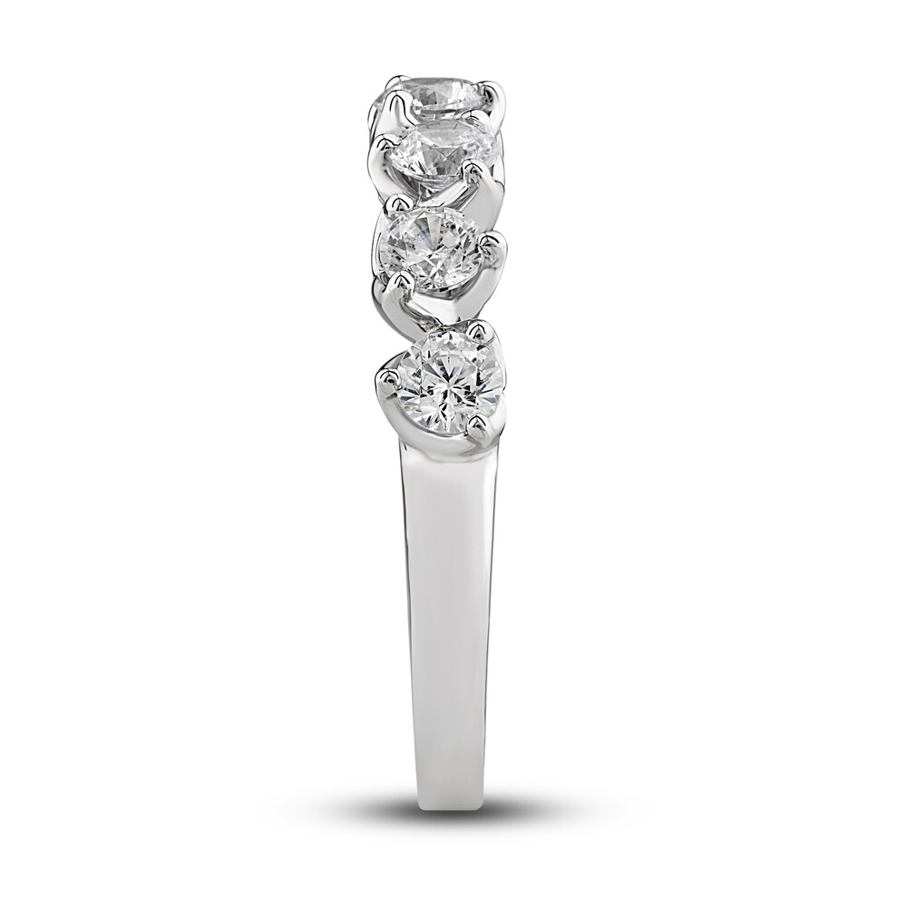 Diamond Ring 1 ct tw Round 14K White Gold JplGU9VX