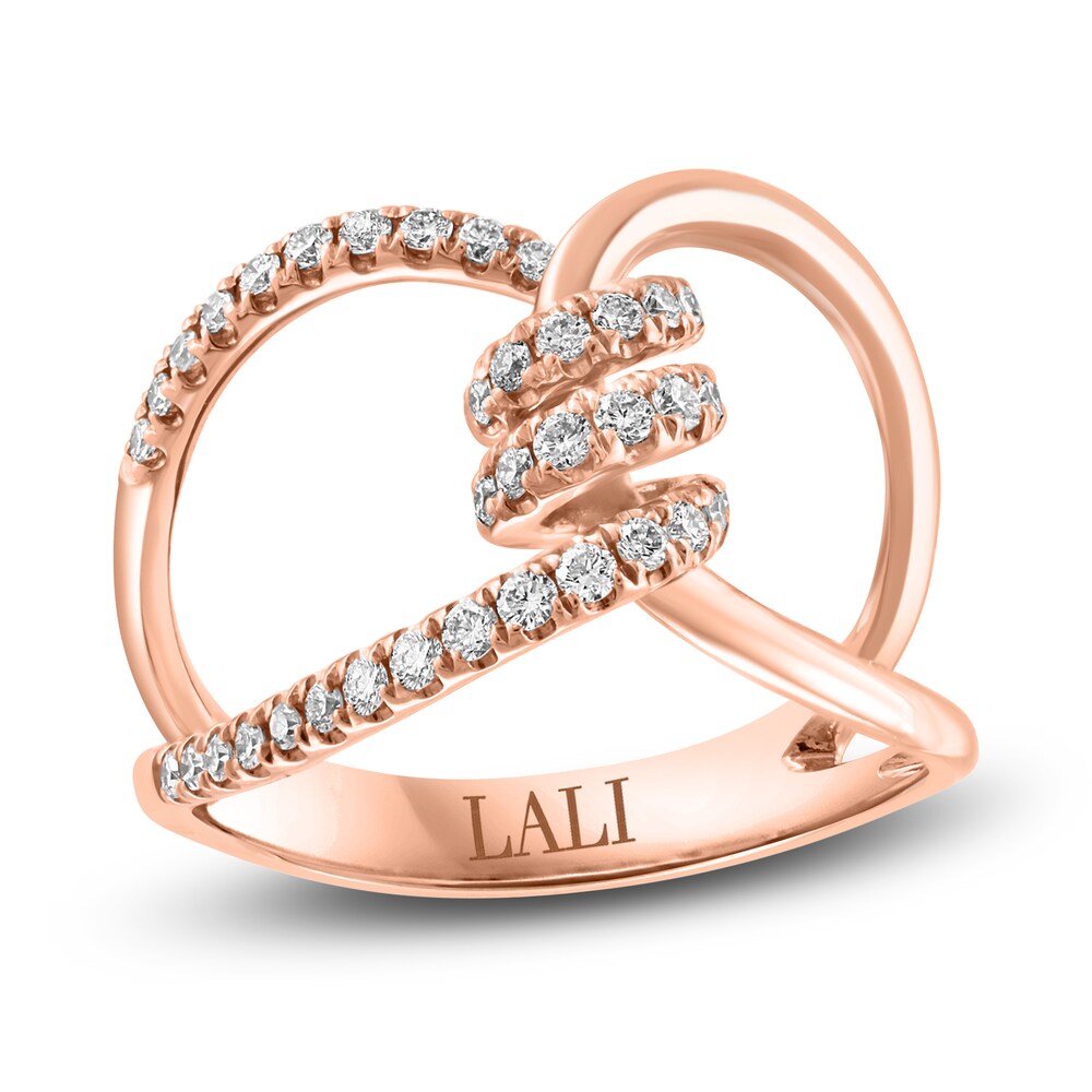 LALI Jewels Diamond Ring 3/8 ct tw Round 14K Rose Gold KKqRavLB